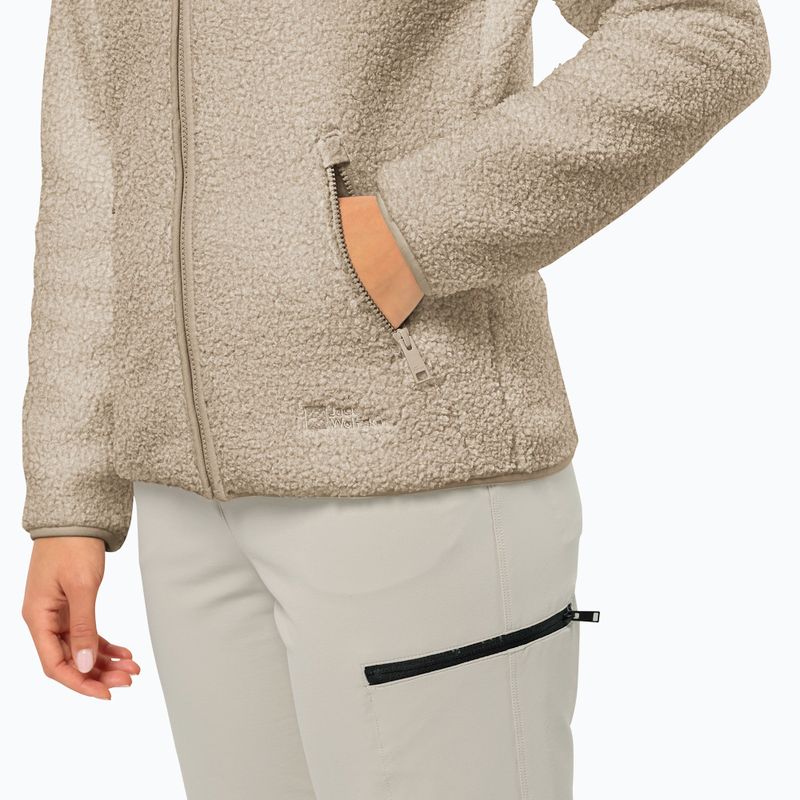 Dámska fleecová mikina Jack Wolfskin High Curl anis 3