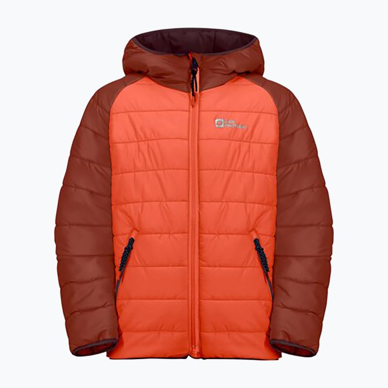 Detská páperová bunda Jack Wolfskin Zenon coral orange 4