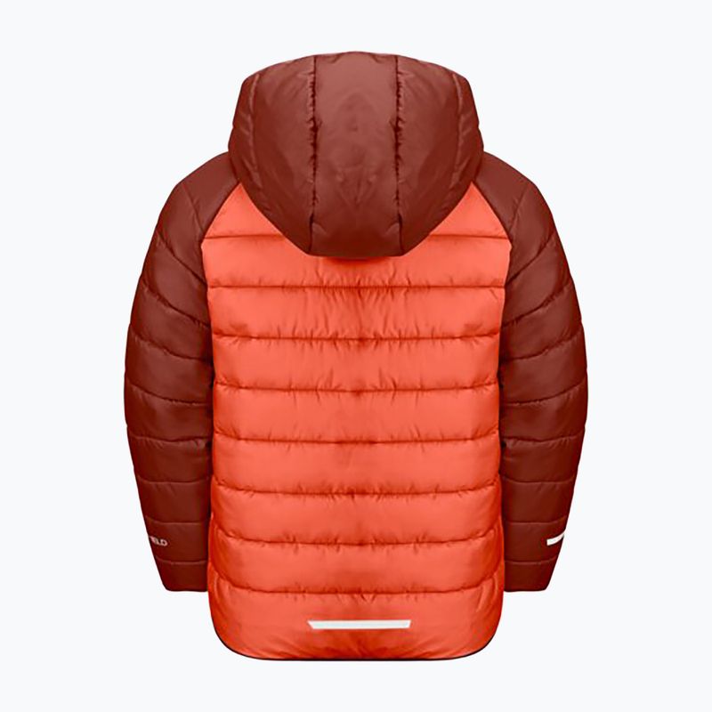 Detská páperová bunda Jack Wolfskin Zenon coral orange 5