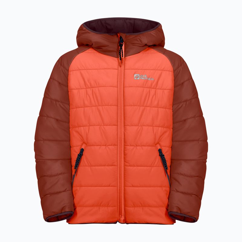 Detská páperová bunda Jack Wolfskin Zenon coral orange 4
