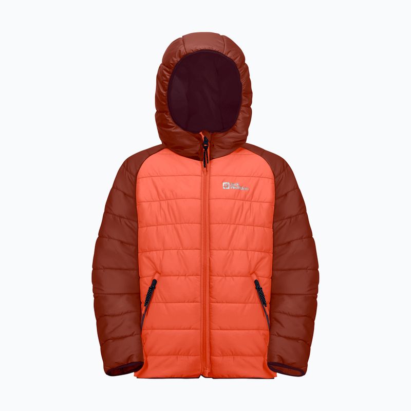 Detská páperová bunda Jack Wolfskin Zenon coral orange 5