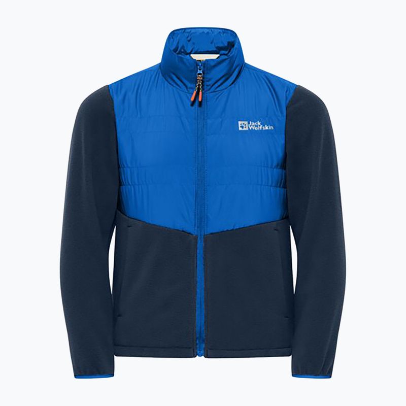 Detská hybridná bunda Jack Wolfskin Haldor Hybrid crisp cobalt