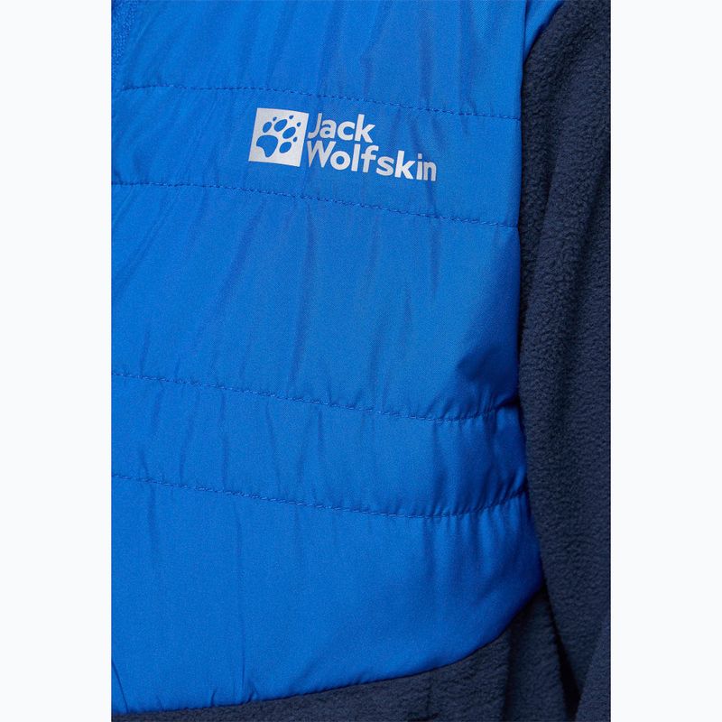 Detská hybridná bunda Jack Wolfskin Haldor Hybrid crisp cobalt 5
