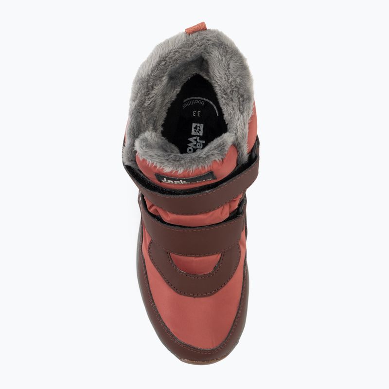 Detské topánky Jack Wolfskin Polar Bear-B Texapore Mid Vc dark mahogany 5