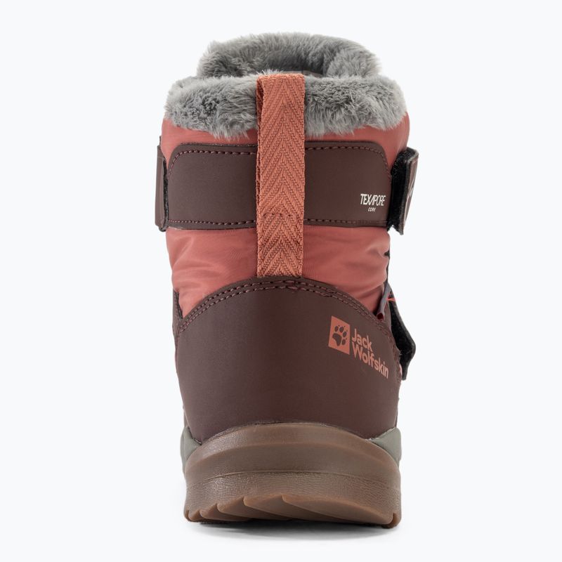 Detské topánky Jack Wolfskin Polar Bear-B Texapore Mid Vc dark mahogany 6