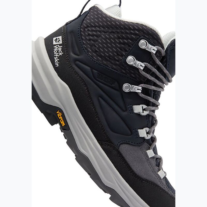 Dámska trekingová obuv Jack Wolfskin Cyrox Texapore Mid graphite 14