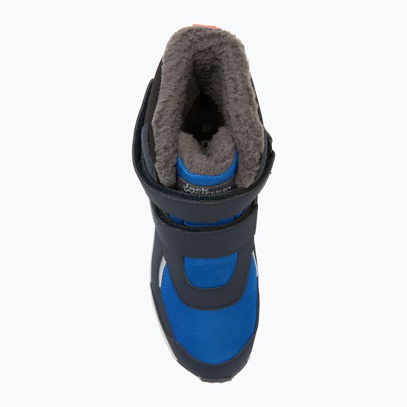 Detské snehule Jack Wolfskin Woodland WT Texapore High VC crisp cobalt 5