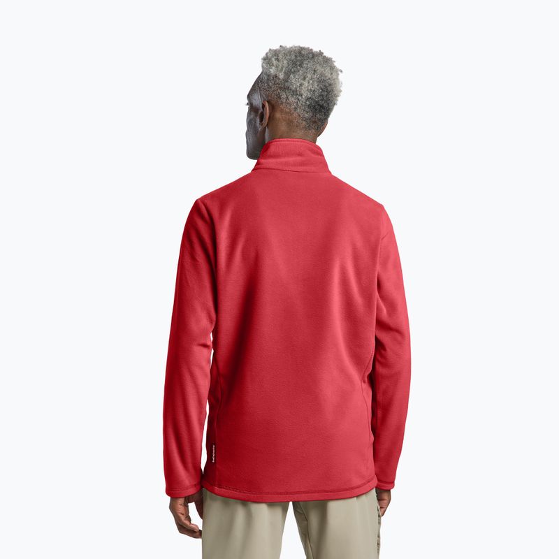 Pánska mikina Jack Wolfskin Taunus Fz fleece adrenaline red 3