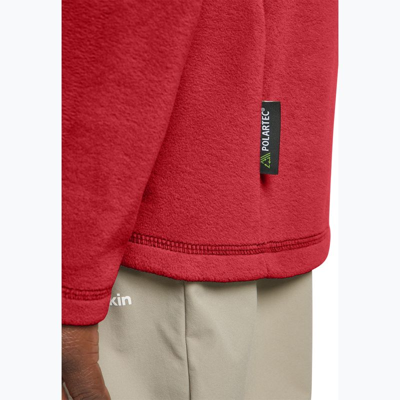 Pánska mikina Jack Wolfskin Taunus Fz fleece adrenaline red 7