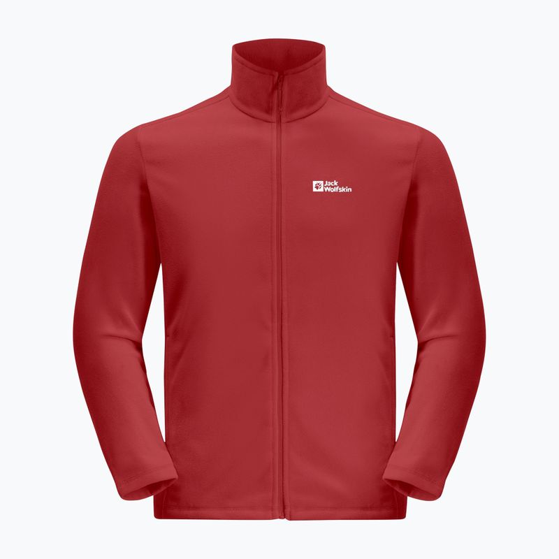 Pánska mikina Jack Wolfskin Taunus Fz fleece adrenaline red 8