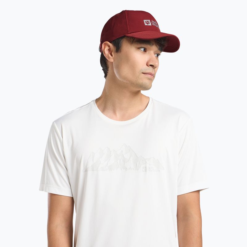 Šiltovka Jack Wolfskin Baseball Cap deep ruby 7