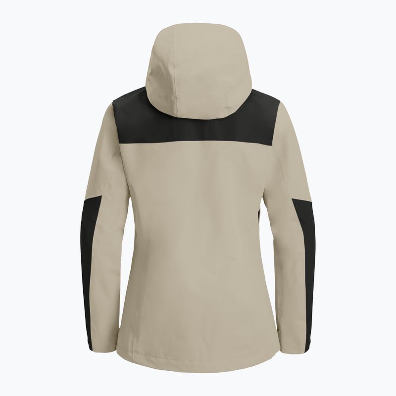 Dámska bunda do dažďa Jack Wolfskin Jasper 2L stone 10