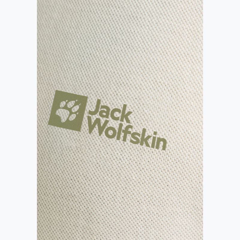 Pánske polo tričko Jack Wolfskin Essential cotton white 8