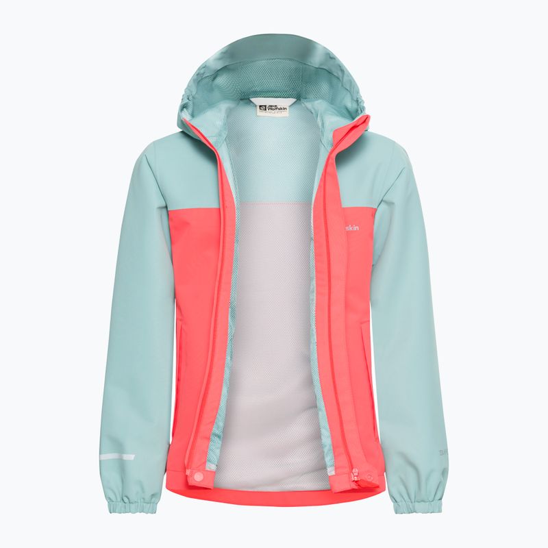 Detská bunda do dažďa Jack Wolfskin Tucan sunset coral 7