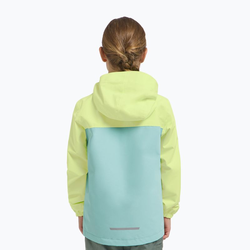 Detská bunda do dažďa Jack Wolfskin Tucan soft jade 3