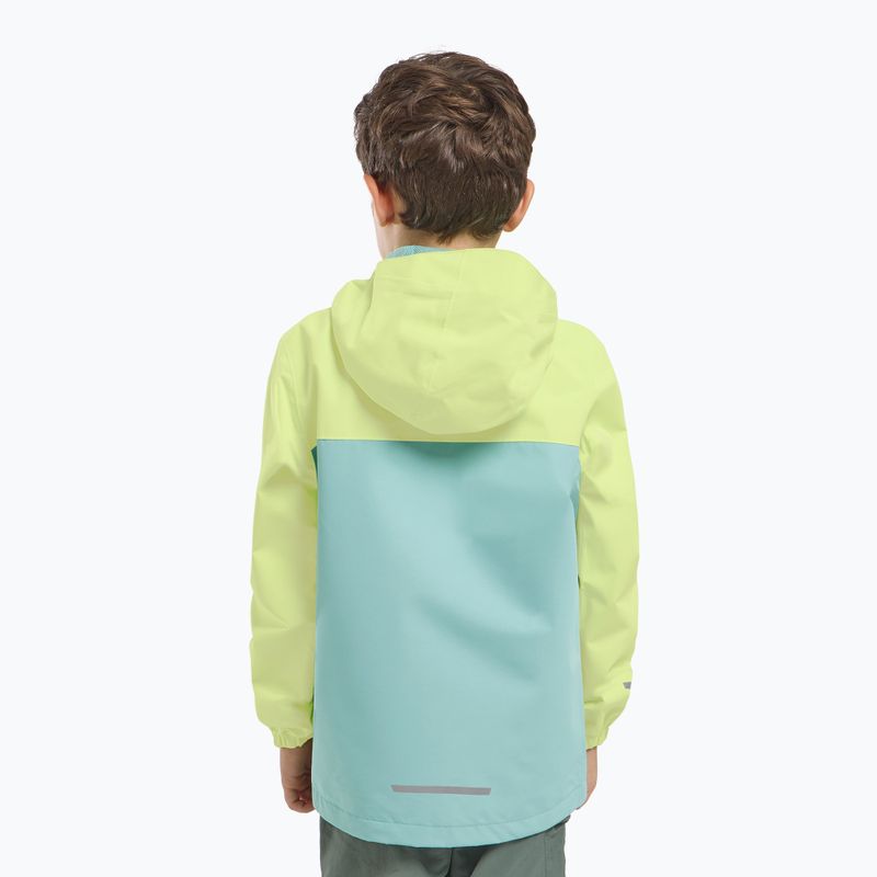 Detská bunda do dažďa Jack Wolfskin Tucan soft jade 7