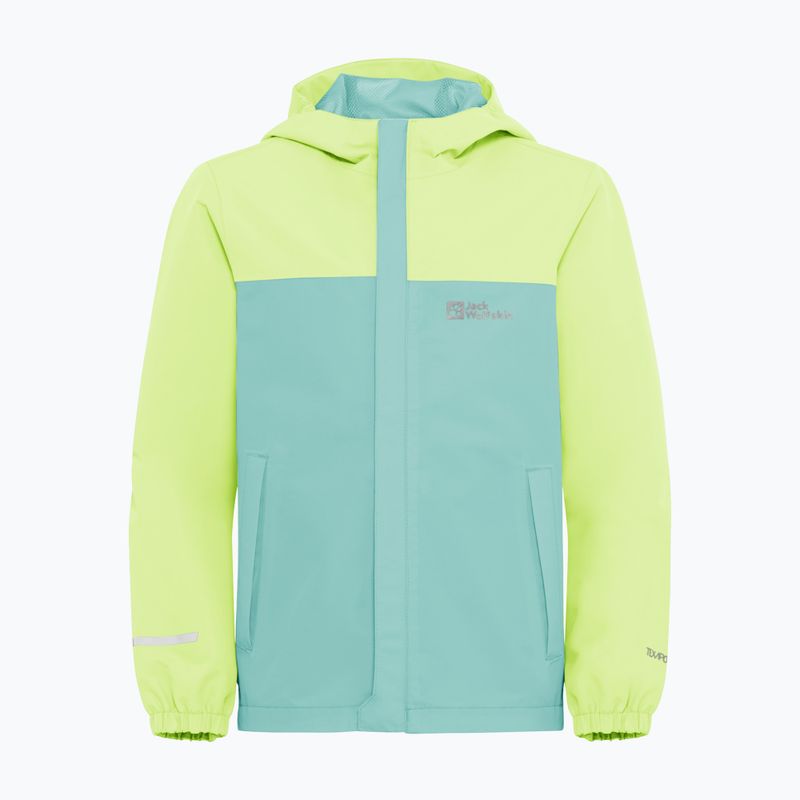 Detská bunda do dažďa Jack Wolfskin Tucan soft jade 12