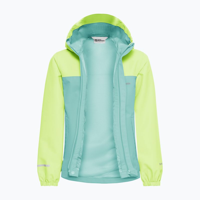 Detská bunda do dažďa Jack Wolfskin Tucan soft jade 14