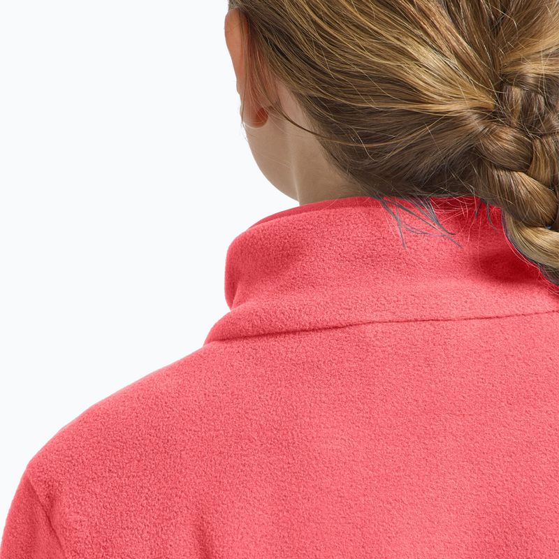 Detská fleecová mikina Jack Wolfskin Taunus sunset coral 17