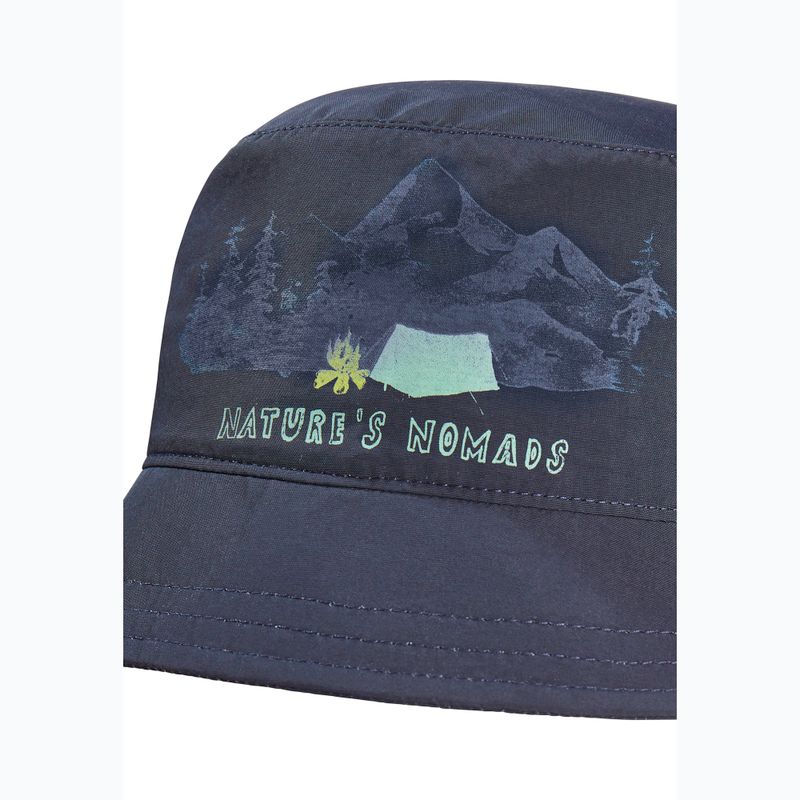 Detský klobúk Jack Wolfskin Woods Bucket print night blue 2