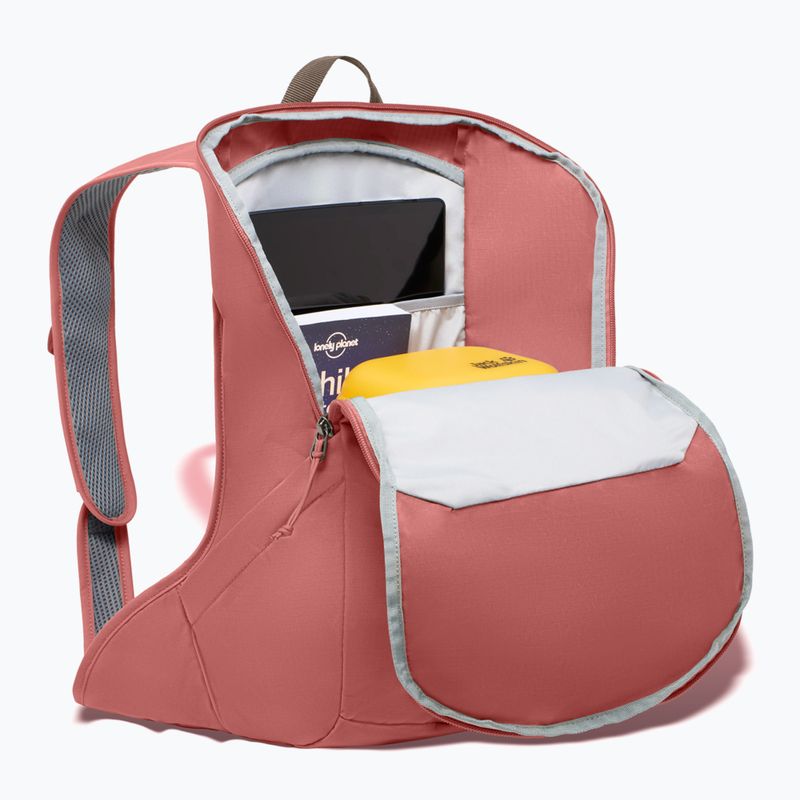 Dámsky batoh Jack Wolfskin Waimea 15 l mineral red 7