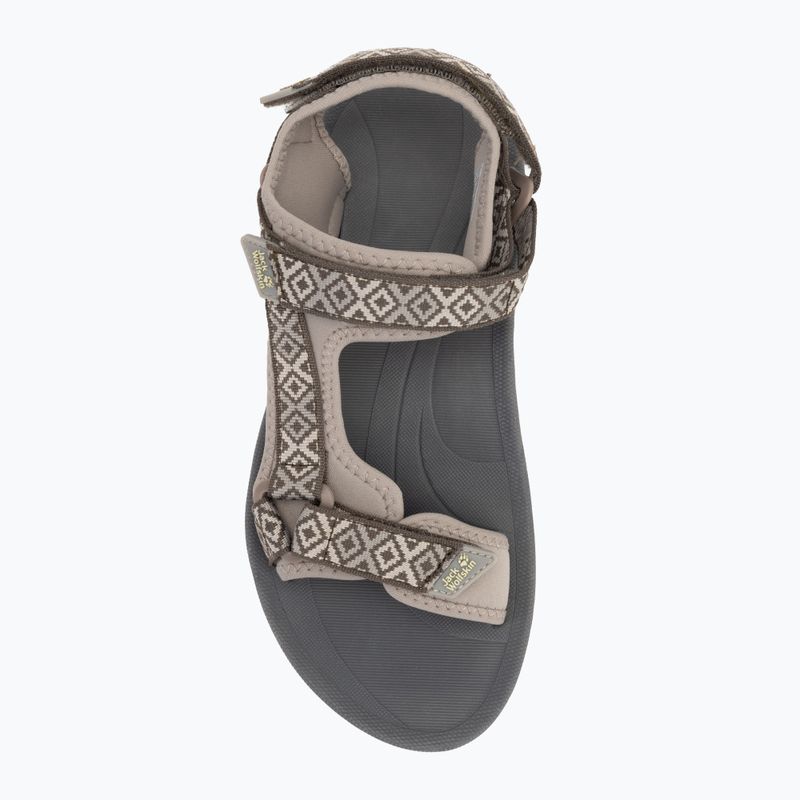 Dámske sandále Jack Wolfskin Wave Breaker cold coffee 5