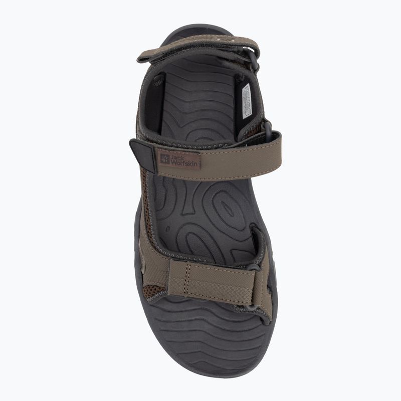 Pánske sandále Jack Wolfskin Lakewood Cruise cold coffee 5
