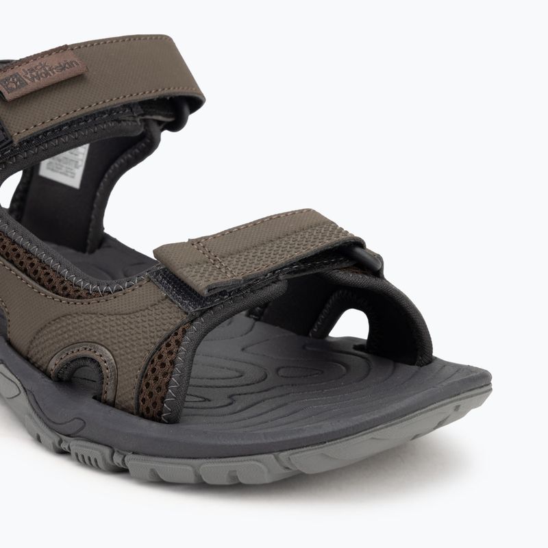 Pánske sandále Jack Wolfskin Lakewood Cruise cold coffee 7