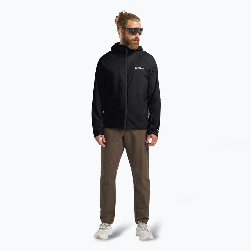 Pánska vetrovka Jack Wolfskin Prelight Octa black 2