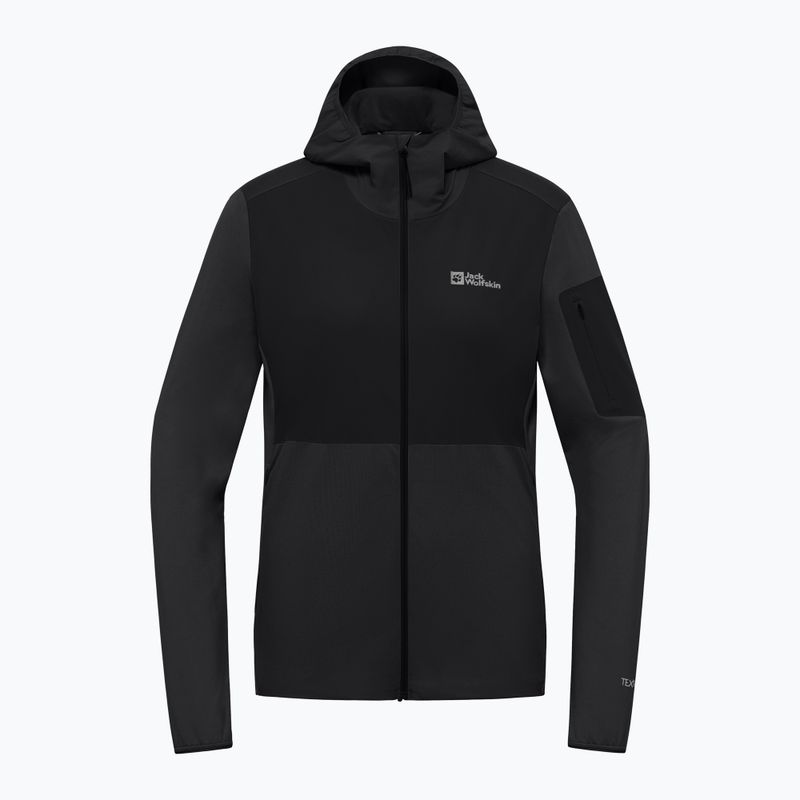 Dámska fleecová mikina Jack Wolfskin Prelight Trail Hoody black 7