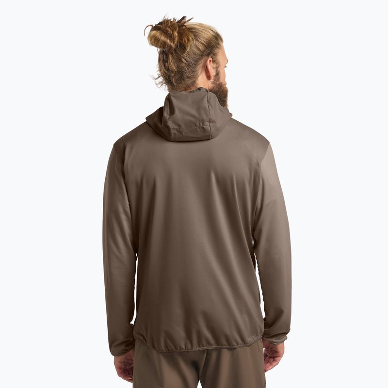 Pánska mikina Jack Wolfskin Prelight Trail Hoody cold coffee 3