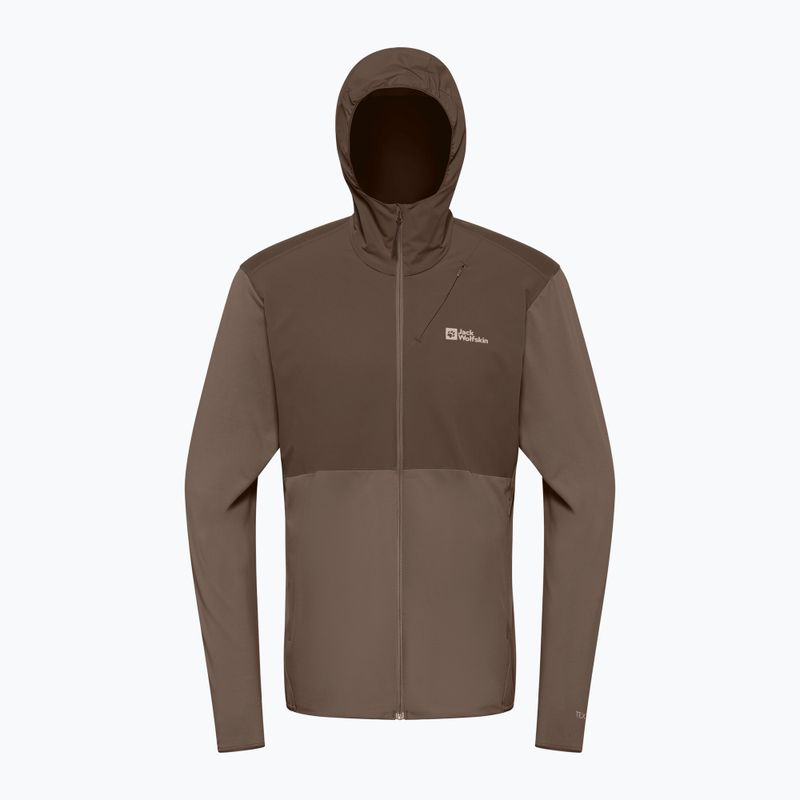Pánska mikina Jack Wolfskin Prelight Trail Hoody cold coffee 7