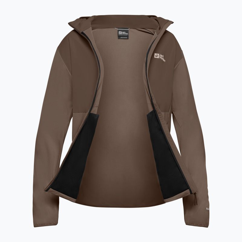 Pánska mikina Jack Wolfskin Prelight Trail Hoody cold coffee 9