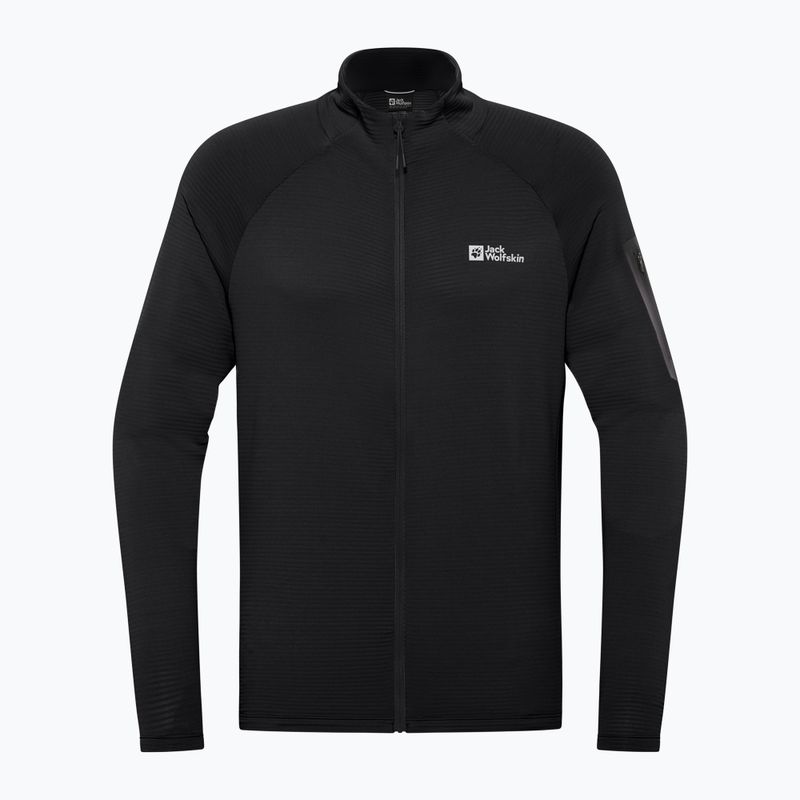 Pánska mikinaJack Wolfskin Prelight Full Zip black 7