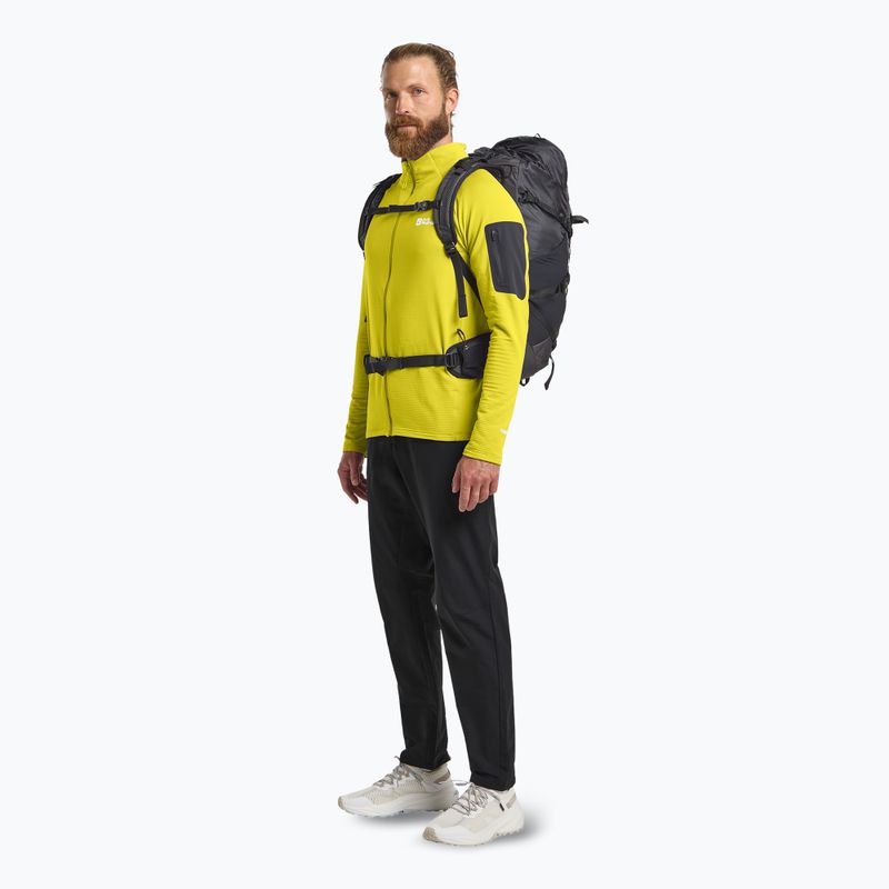 Pánska mikinaJack Wolfskin Prelight Full Zip chartreuse 2