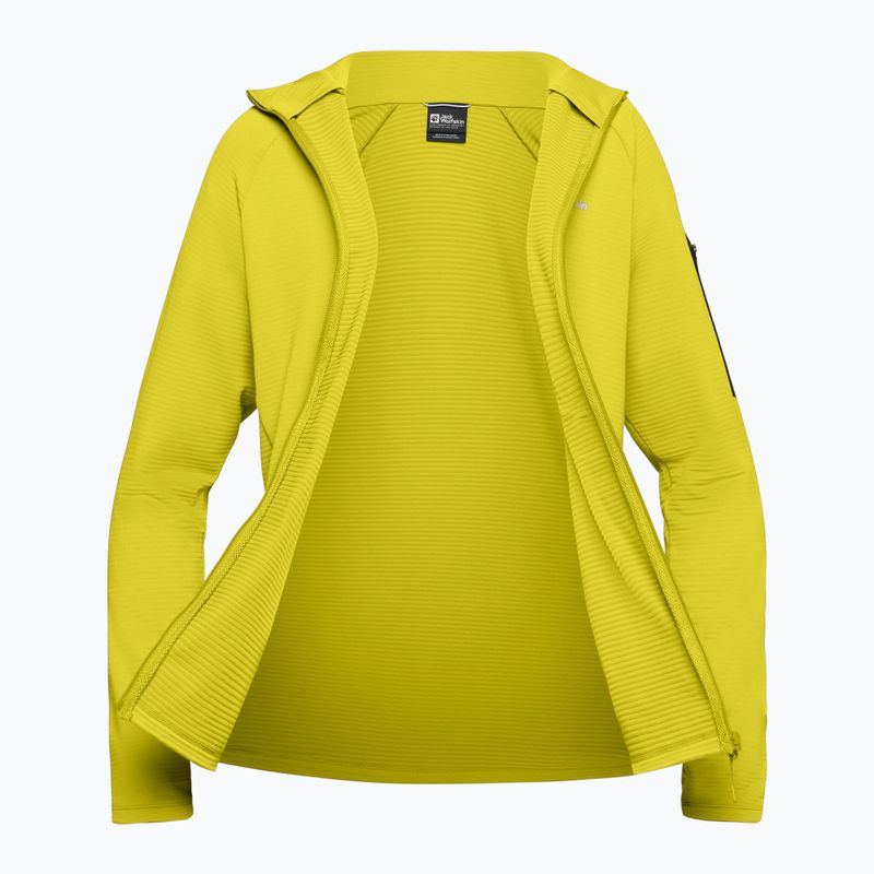 Pánska mikinaJack Wolfskin Prelight Full Zip chartreuse 9