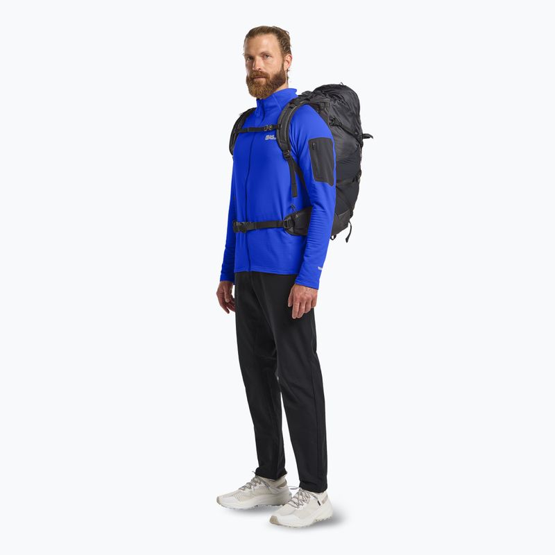 Pánska mikina Jack Wolfskin Prelight Full Zip vibrant blue 2