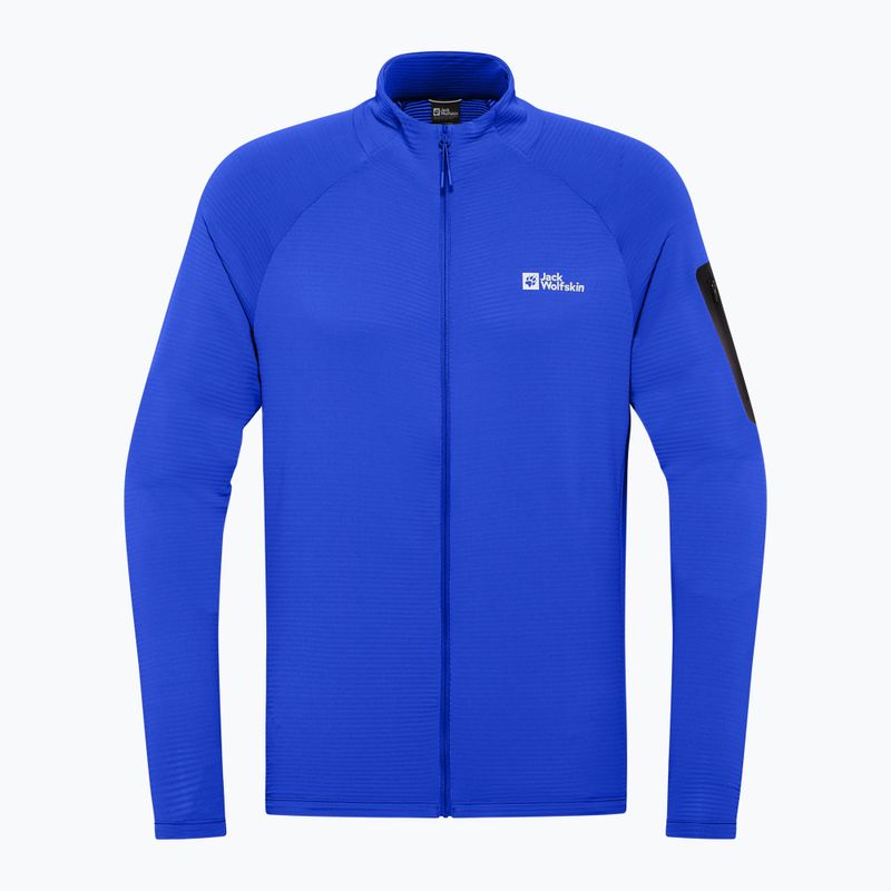 Pánska mikina Jack Wolfskin Prelight Full Zip vibrant blue 7