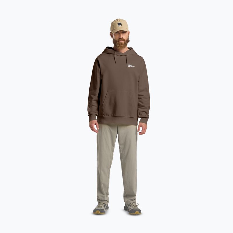 Pánska mikina Jack Wolfskin Essential Hoodie cold coffee 2