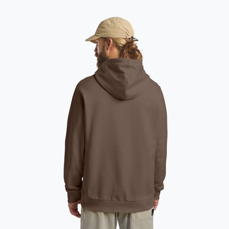 Pánska mikina Jack Wolfskin Essential Hoodie cold coffee 3