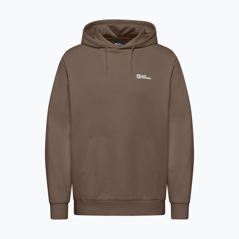 Pánska mikina Jack Wolfskin Essential Hoodie cold coffee 7