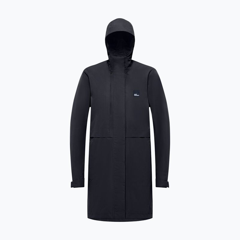 Dámsky kabát do dažďa Jack Wolfskin Terraview 2L dark navy 9