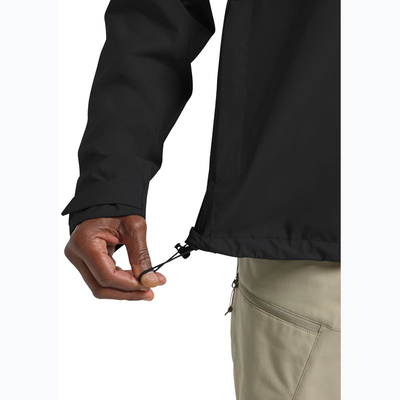 Pánska bunda do dažďa Jack Wolfskin Tempest 2l black 7
