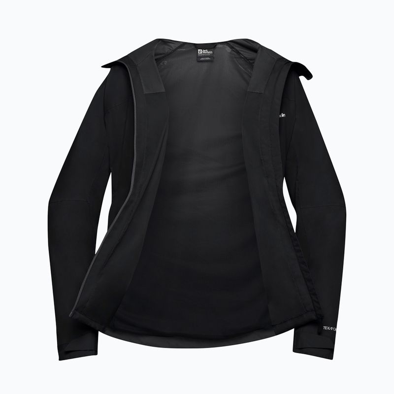 Pánska bunda do dažďa Jack Wolfskin Tempest 2l black 11