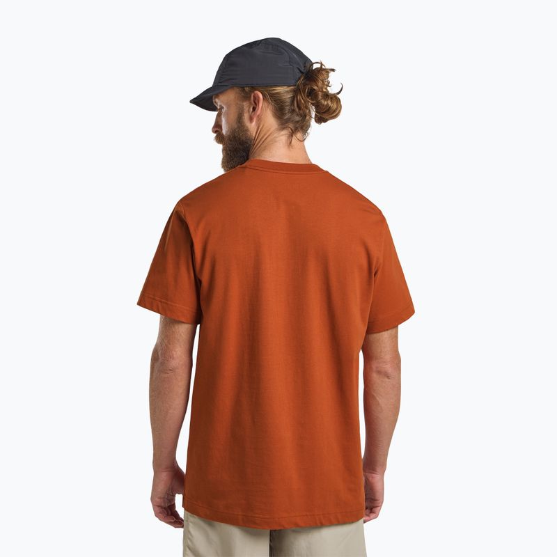 Pánske tričko Jack Wolfskin Jack Wolfskin Brand T burnt orange 3