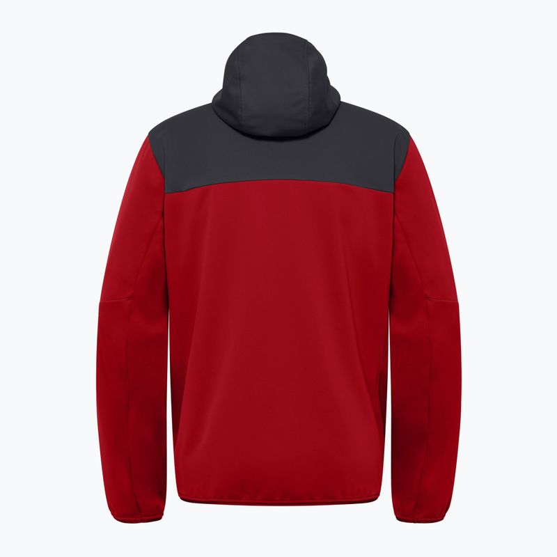 Pánska softshellová bunda Jack Wolfskin Feldberg Hoody adrenaline red 9