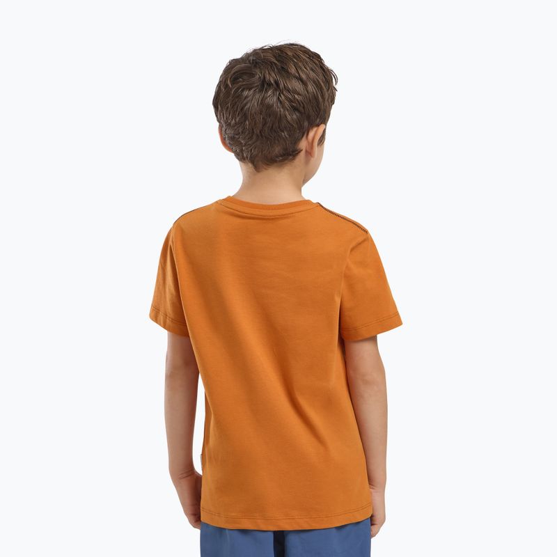 Detské tričko Jack Wolfskin Graphic Cotton T print soft amber 3