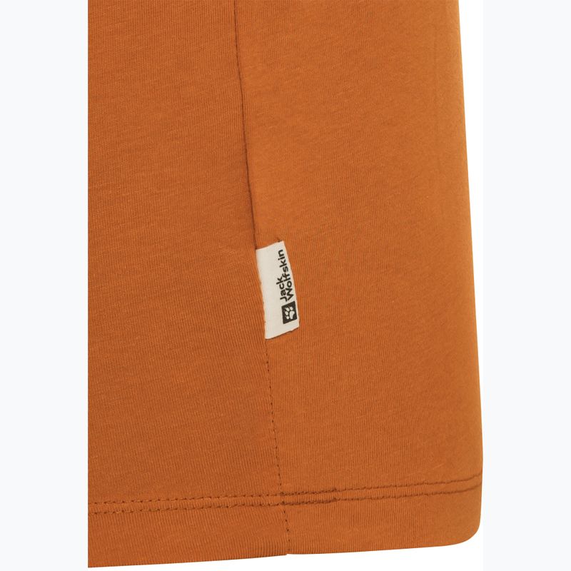 Detské tričko Jack Wolfskin Graphic Cotton T print soft amber 10