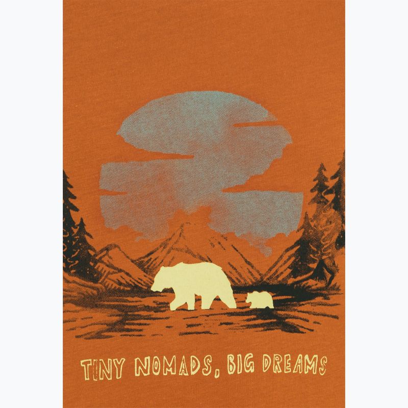 Detské tričko Jack Wolfskin Graphic Cotton T print soft amber 11