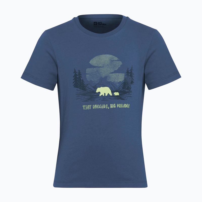 Detské tričko Jack Wolfskin Graphic Cotton T print evening sky 8